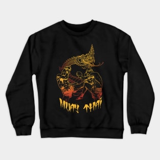 muay thai again Crewneck Sweatshirt